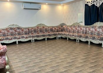 استراحة بمسطح اخضر ومجالس