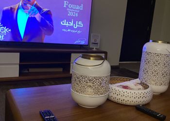 شقة بصالة وغرفة نوم بأثاث مريح