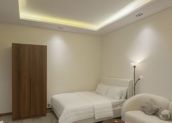 استديو بأثاث مريح وبسيط 