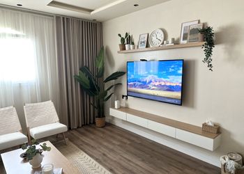 شقة بتصميم انيق ودخول ذاتي