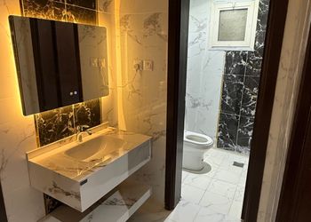 شقة بغرفة معيشة وغرفة نوم 