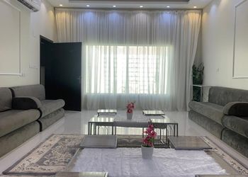 شاليه بجلسة خارجية وألعاب مائية