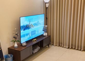 استديو بأثاث مريح وبسيط 