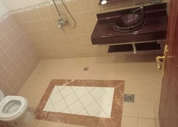 استراحة بمسطح اخضر وجلسه خارجيه