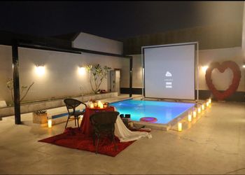شالية  للعرسان وجاكوزي 