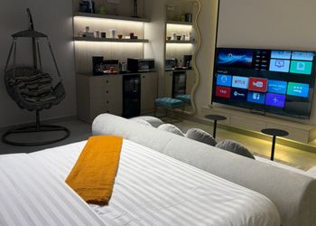 استديو بدخول ذاتي وسرير مريح 