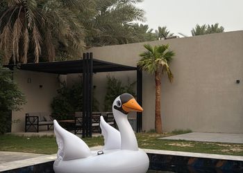 شاليه بمسبح وجلسة خارجية 