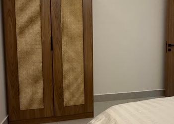 شقة بغرفتين نوم وصالة 