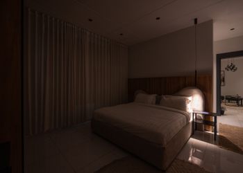 شقة بغرفة نوم وتصميم هادئ