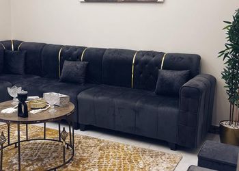 شقة بغرفتين نوم وصالة 