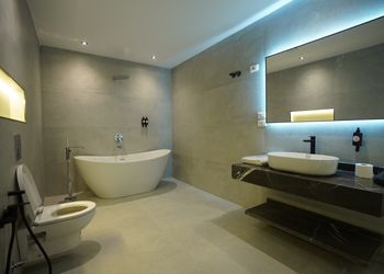 شقة بغرفة معيشة وغرفة نوم 