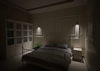 شقة بصالة أنيقة ودخول ذاتي