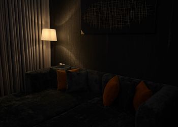 شقة بأثاث انيق وغرفة سينما