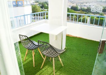 شالية ثلاث غرف نوم وصالة وبلكونه