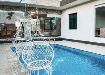 شاليه فندقي بمسبح وألعاب مائية 