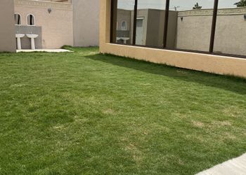 شاليه بمسطح اخضر