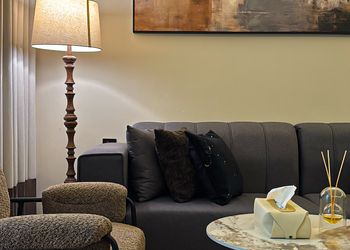 شقة أنيقة بصالة وغرفة نوم
