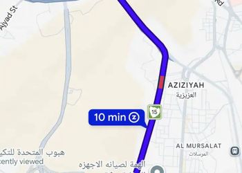 شقة بصالة وثلاث غرف نوم