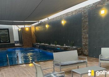 شاليه بمسطح اخضر