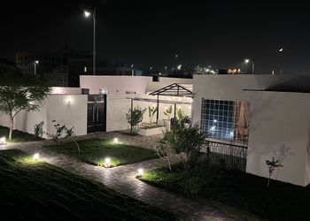 شاليه بإطلالة على حديقة