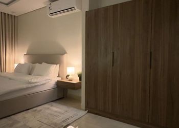 شقة بغرفتين نوم وتصميم هادئ 
