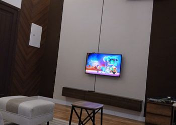 شقة بغرفتين نوم وصالة 
