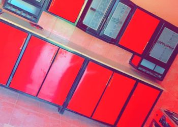 استراحة بمسطح اخضر وجلسه خارجيه