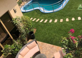منتجع فندقي بركن شواء ومجلس