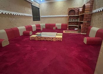 شقة بغرفة معيشة وغرفة نوم 
