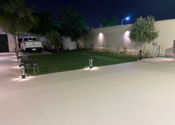 استراحة بمسطحات خضراء