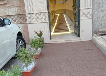 شقة بغرفة معيشة وغرفة نوم 