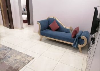 شقة بغرفتين نوم وصالة