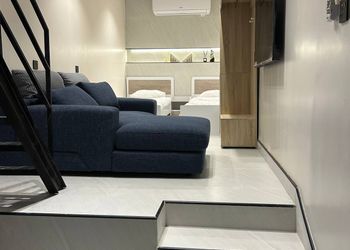 استديو هادئ بسرير ماستر وسريرين مفردة 