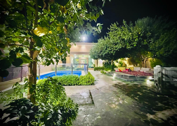 شاليه بمسطح اخضر 
