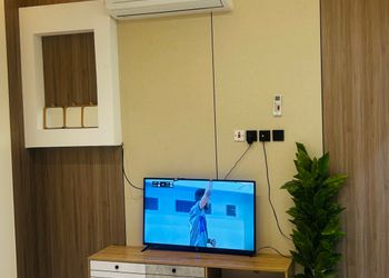 شقة بغرفتين نوم وصالة