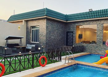 استراحة بمسطح اخضر
