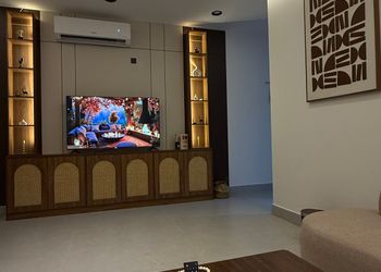 شقة بغرفتين نوم وصالة 