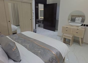 شقة بغرفتين نوم وصالة 