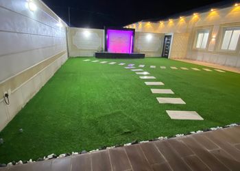 استراحة بمسطح اخضر ومجلس 