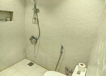 شقة بغرفة معيشة وغرفة نوم 