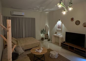 استديو بتصميم بوهيمي ودخول ذاتي