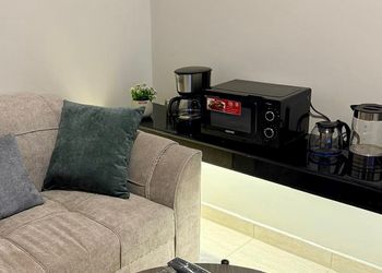 استديو بأسرة مريحة ودخول ذاتي 
