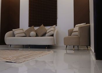 شقة بصالة وغرفتين نوم
