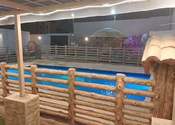 استراحة بملعب كرة قدم