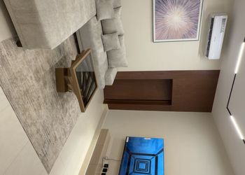 شقة بغرفة معيشة وغرفة نوم 