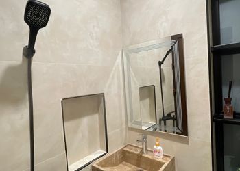 استديو بأثاث مريح وبسيط 