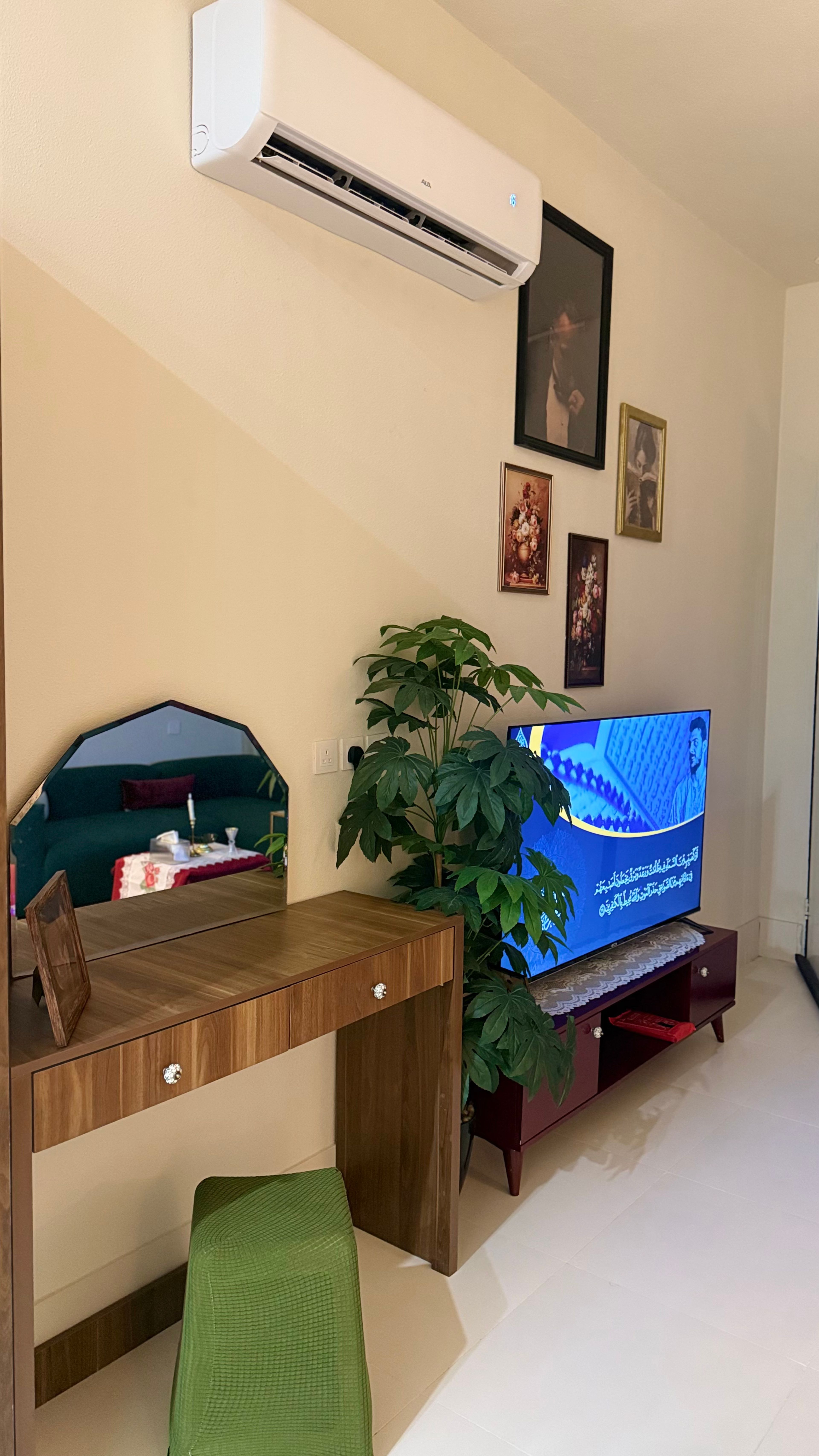 استديو بدخول ذاتي وسرير مريح 